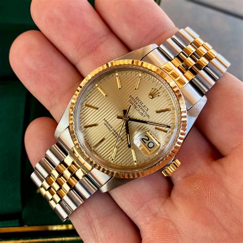 vintage two tone rolex|rolex datejust 2 tone.